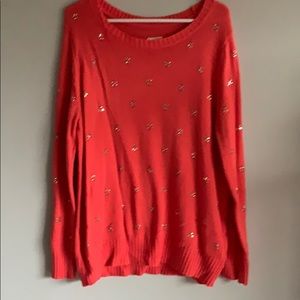 Jeweled Pink Sweater